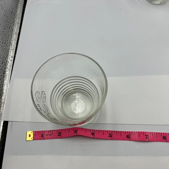 Vintage Whiskey Glasses "On The Rocks" Midcentury Modern 4 Piece Set Bar Cups - Picture 3 of 7